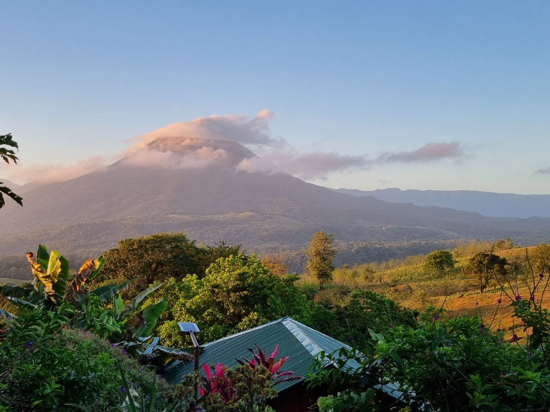 Uitzicht vulkaan La Fortuna Costa Rica