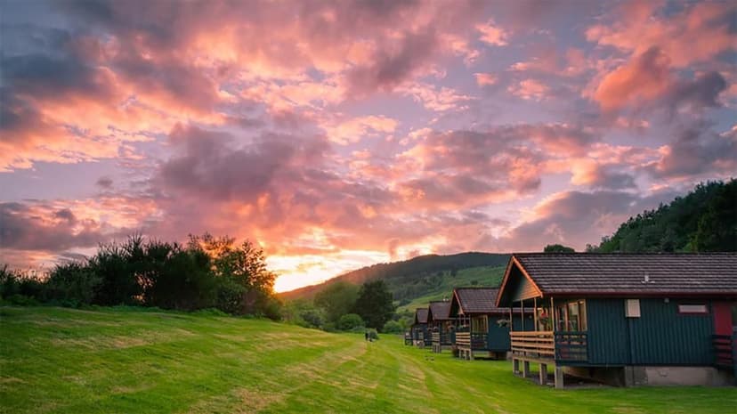 Glamping lodge in Pitlochry