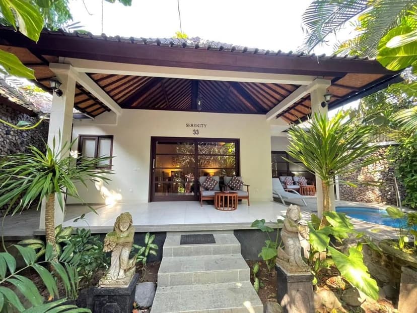 Bungalow met eigen zwembad op bali