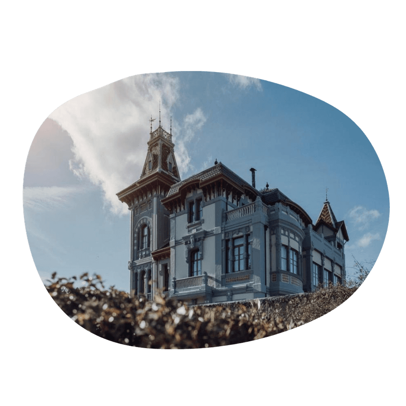 Het karakteristieke hotel Villa Rosario