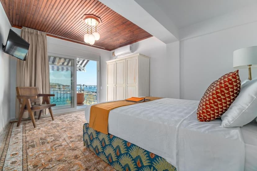Megaron Skiathos Boutique Residence slaapkamer