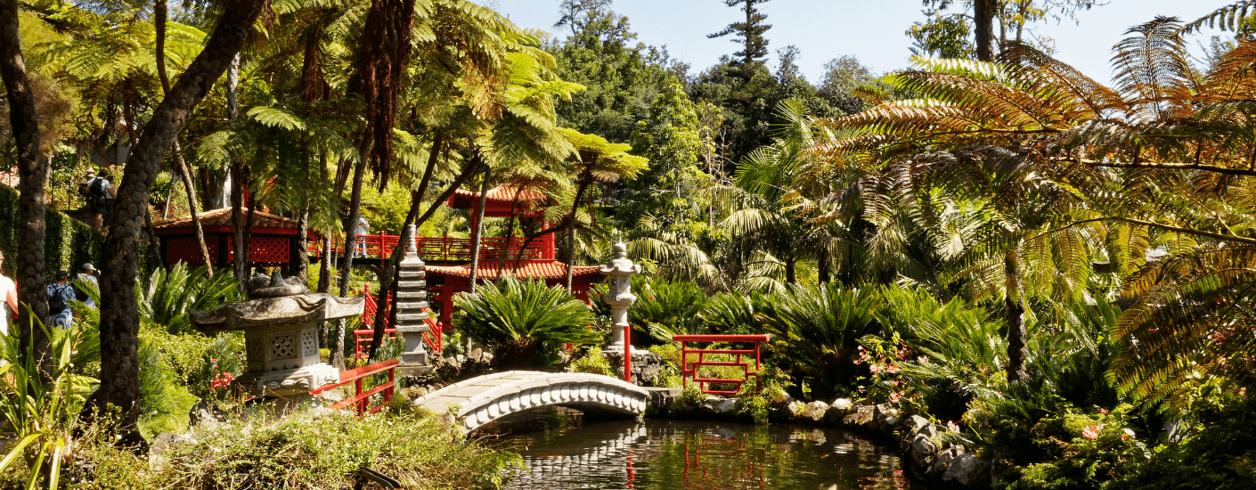 Tuin van paleis Monte Palace Madeira