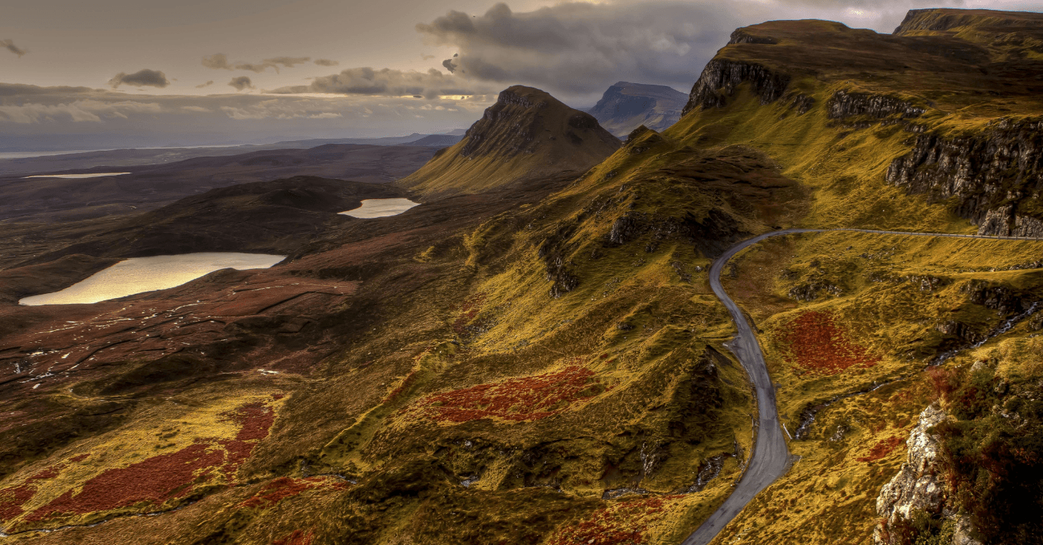 Prachtige view van de highlands