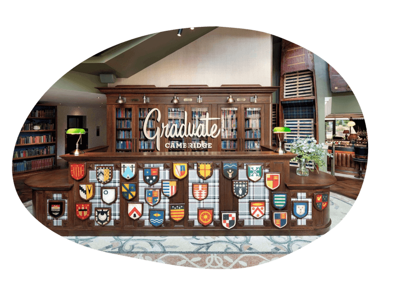 Studenten sfeer in de studenten stad