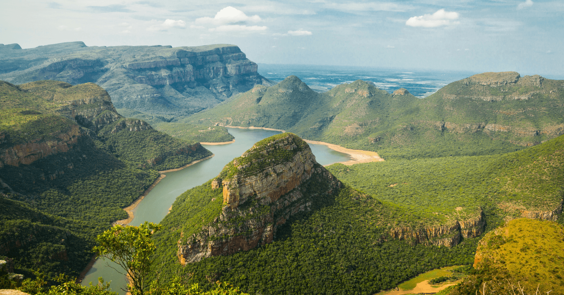 Prachtige groene kliffen