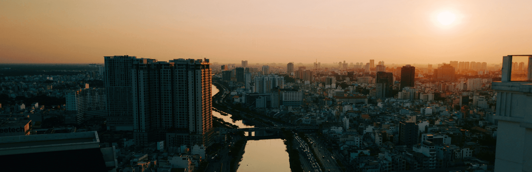 skyline van ho chi minh city