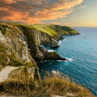 kliffen aan de kust van ierland