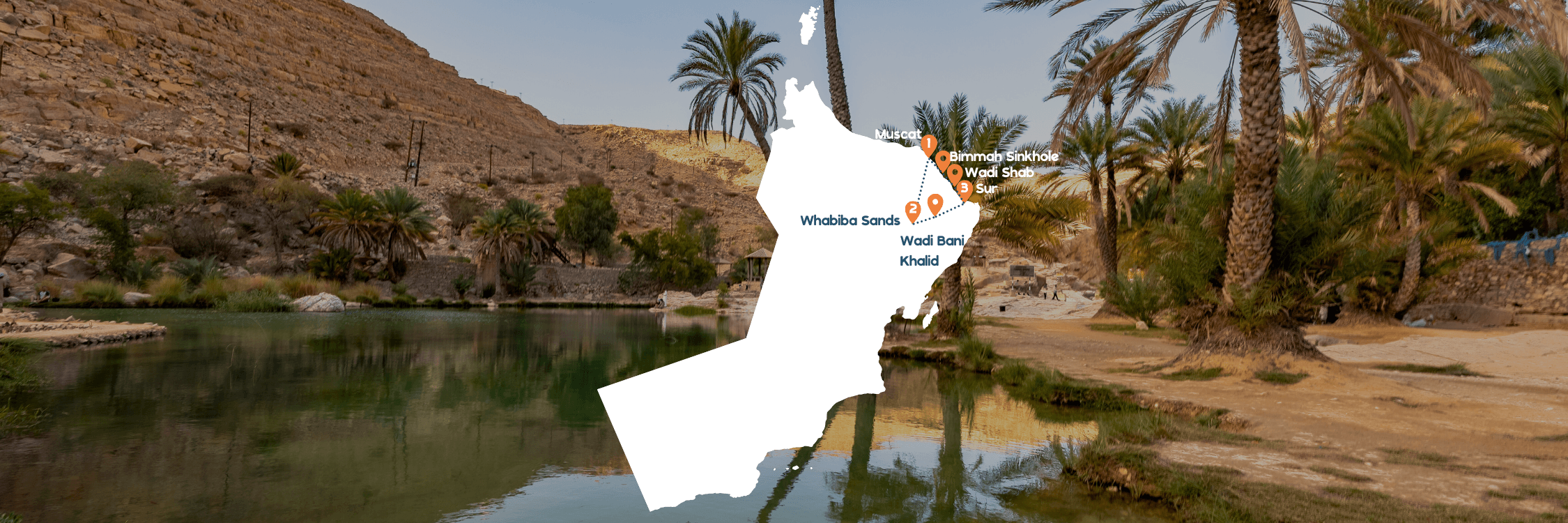 Rondreis door Oman route