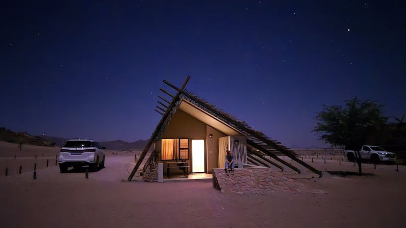 Desert Quiver Lodge 's nachts
