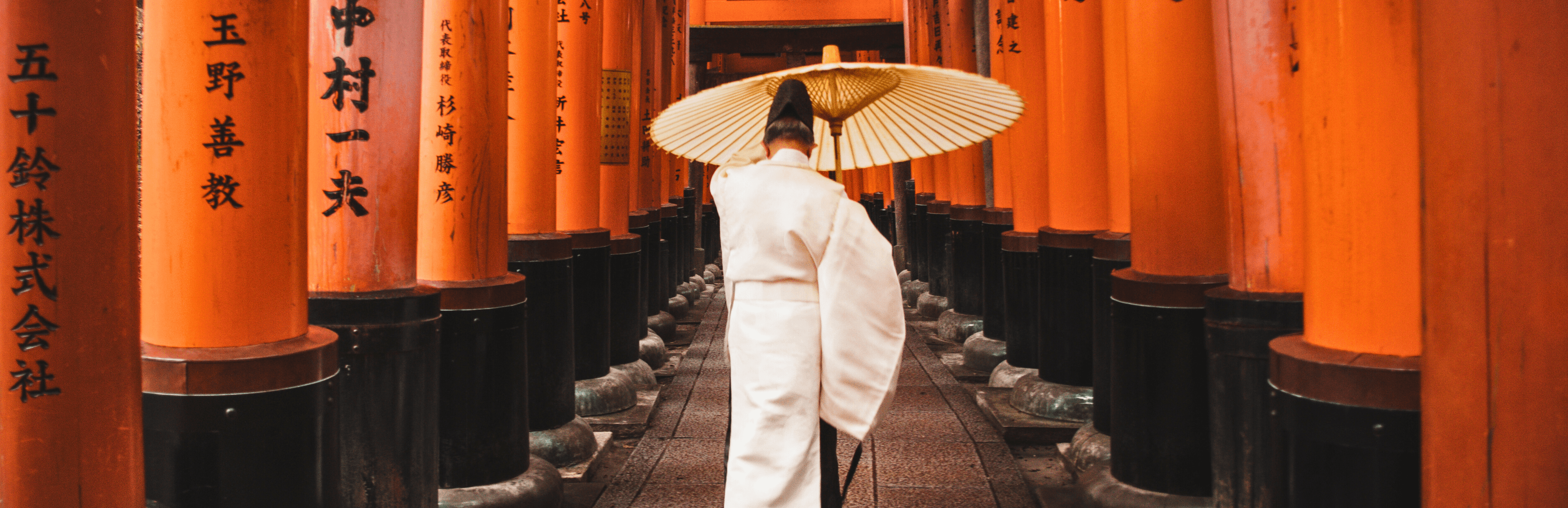 Man Holding An Umbrella
