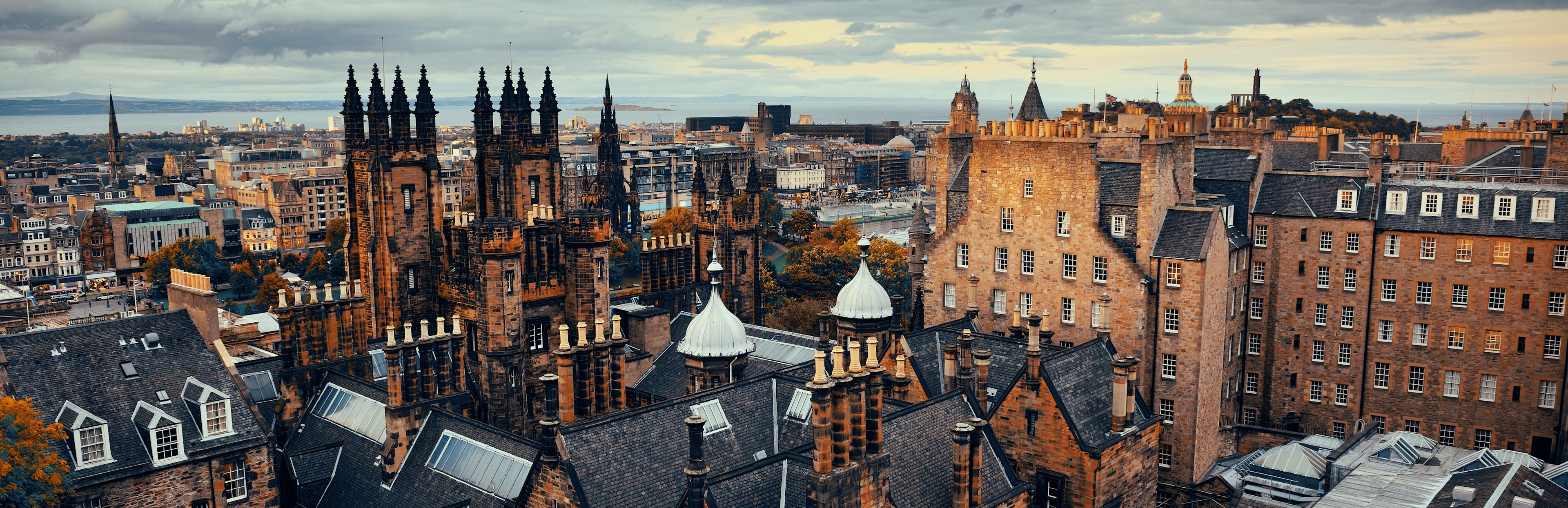 Edinburgh uitzicht over het centrum