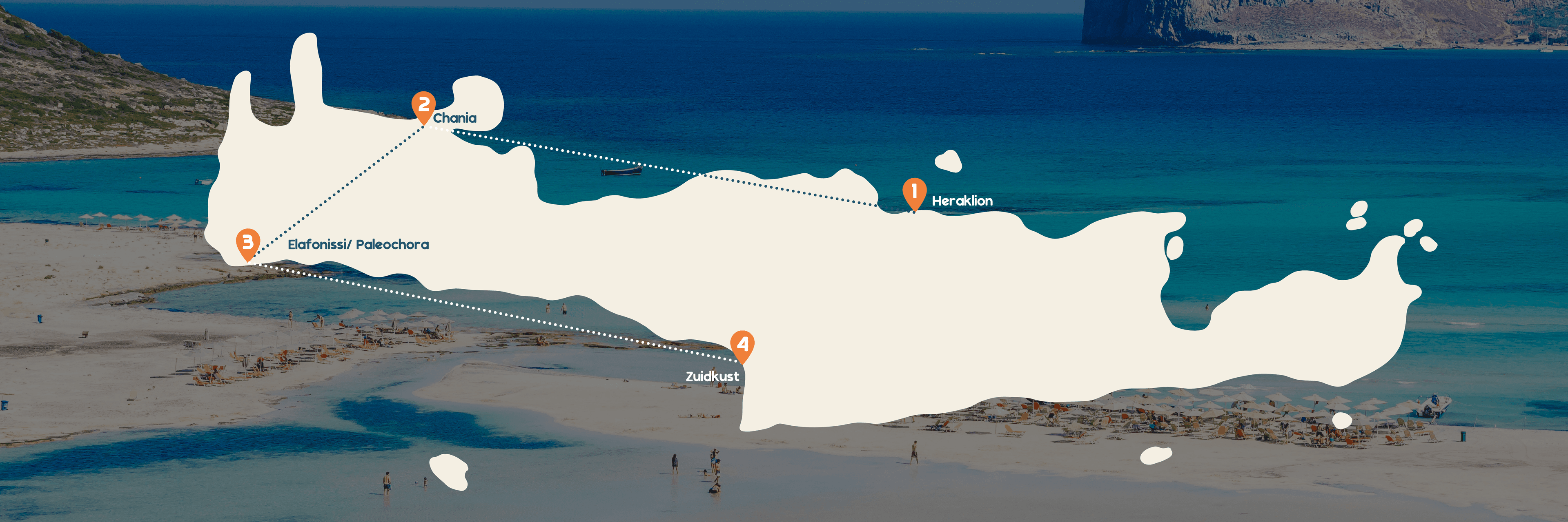 Routekaart Kreta