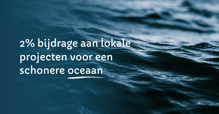 2 procent bijdrage aan lokale projecten oceaan