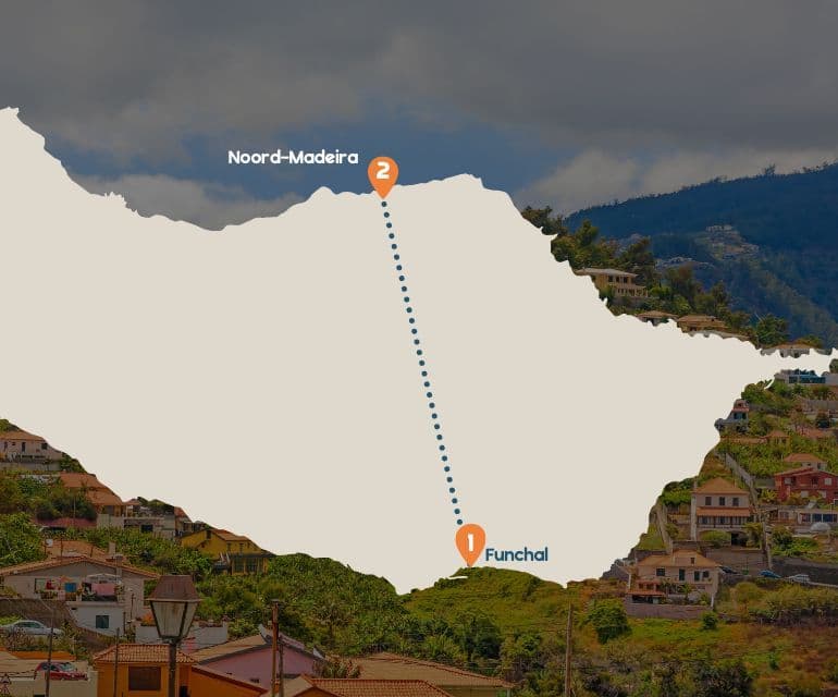 Routekaart Madeira RR2 mobiel