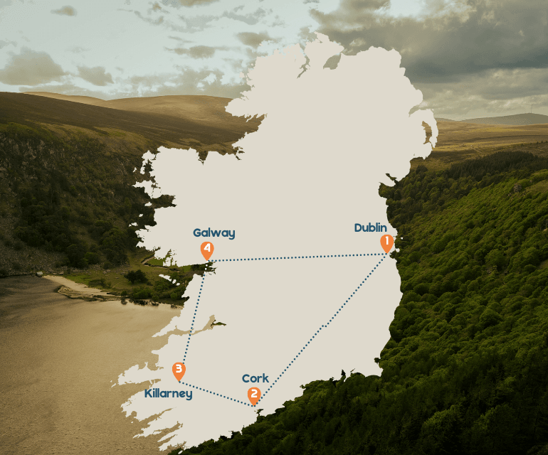 familiereis ierland route