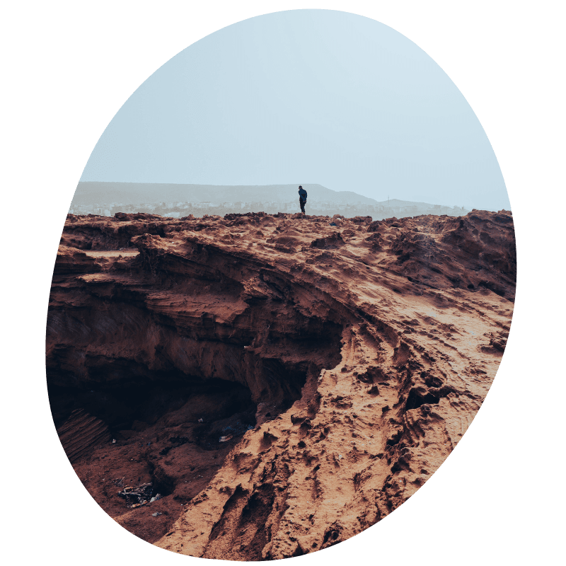 Lopen door de Marokkaanse landschappen