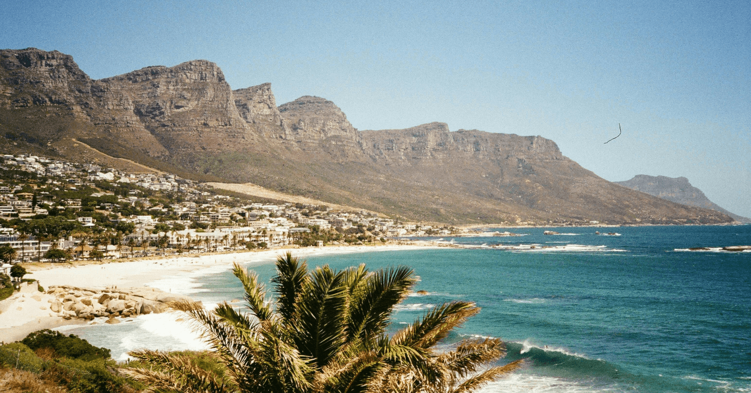 Prachtig strand van kaapstad