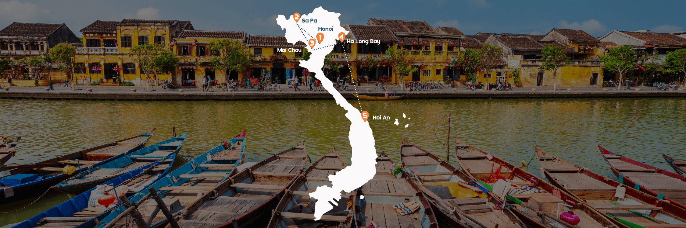 reisroute authentiek vietnam