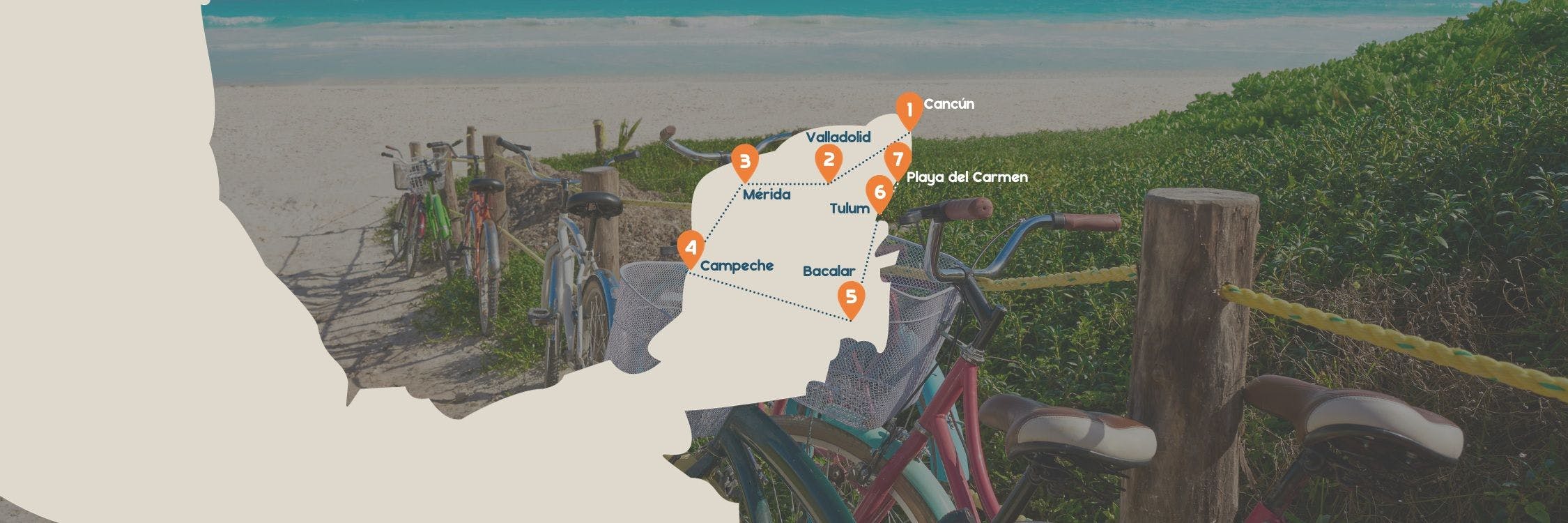 Routekaart roadtrip Yucatan desktop