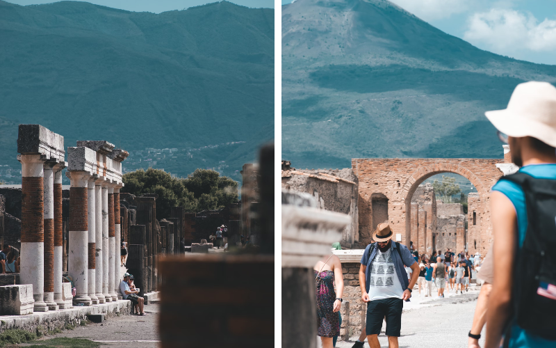 Tussenstop in Pompeii